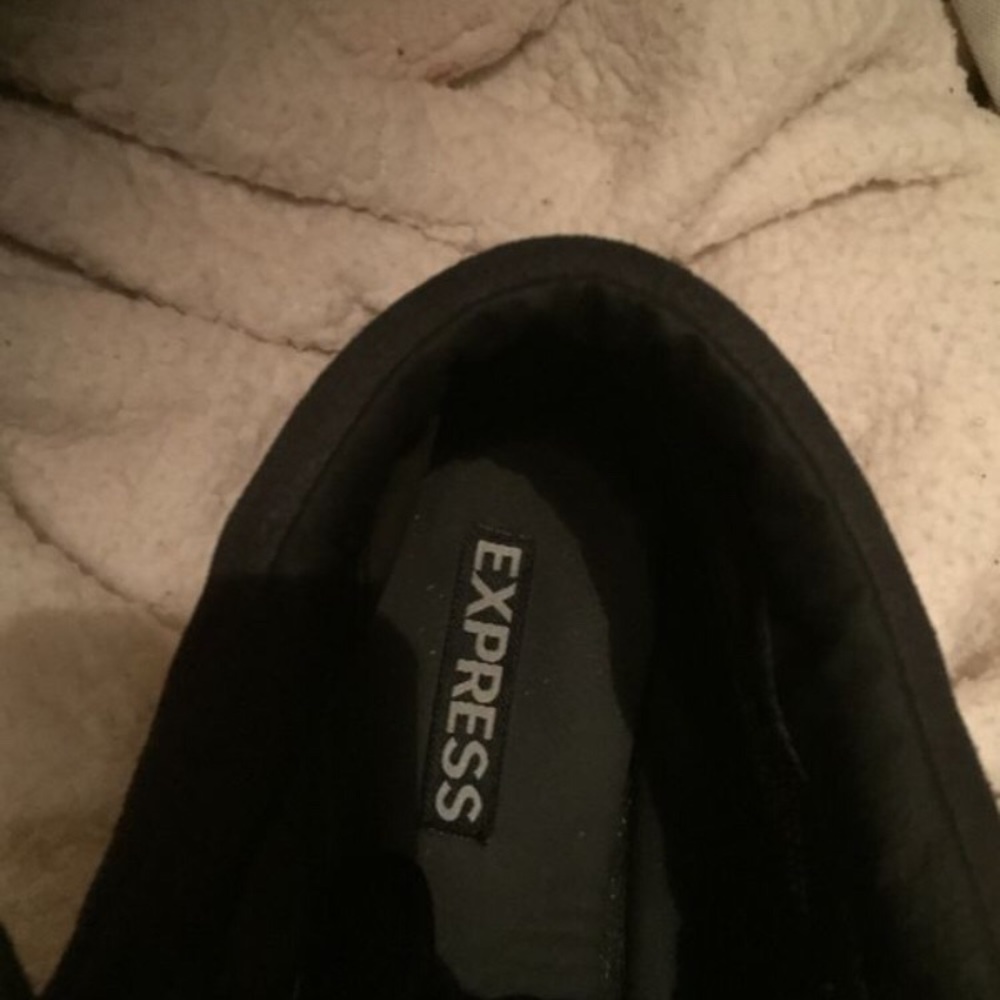 Express black high tops size 11